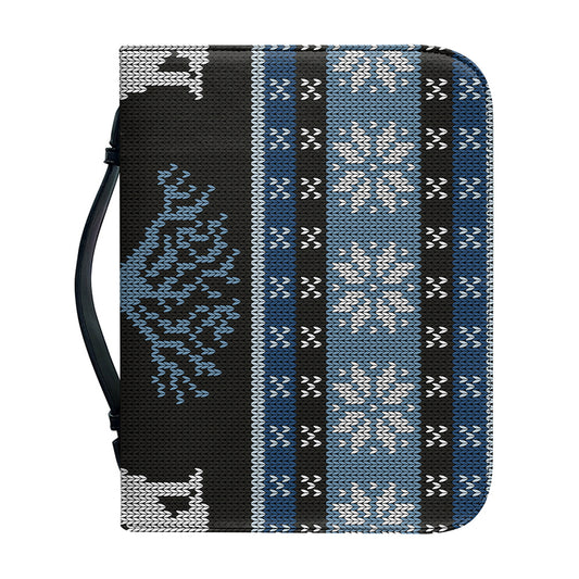 Tree Of Life And Howling Wolves Print Leather Bible Cover