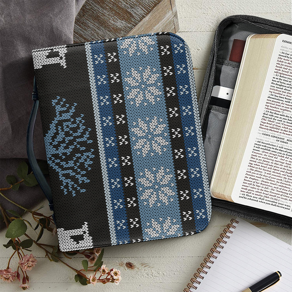Tree Of Life And Howling Wolves Print Leather Bible Cover