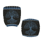 Tree Of Life And Howling Wolves Print Office Chair Cover