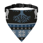 Tree Of Life And Howling Wolves Print Over The Collar Dog Bandana