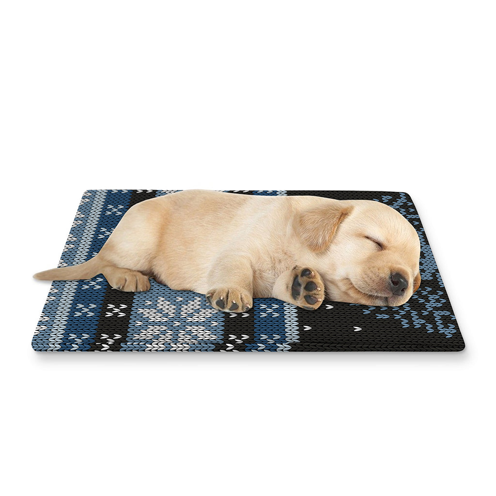 Tree Of Life And Howling Wolves Print Pet Cooling Mat Cover