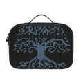Tree Of Life And Howling Wolves Print Portable Lunch Bag