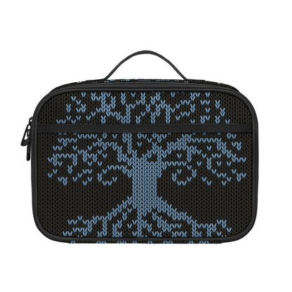 Tree Of Life And Howling Wolves Print Portable Lunch Bag
