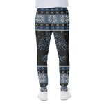 Tree Of Life And Howling Wolves Print Scuba Joggers