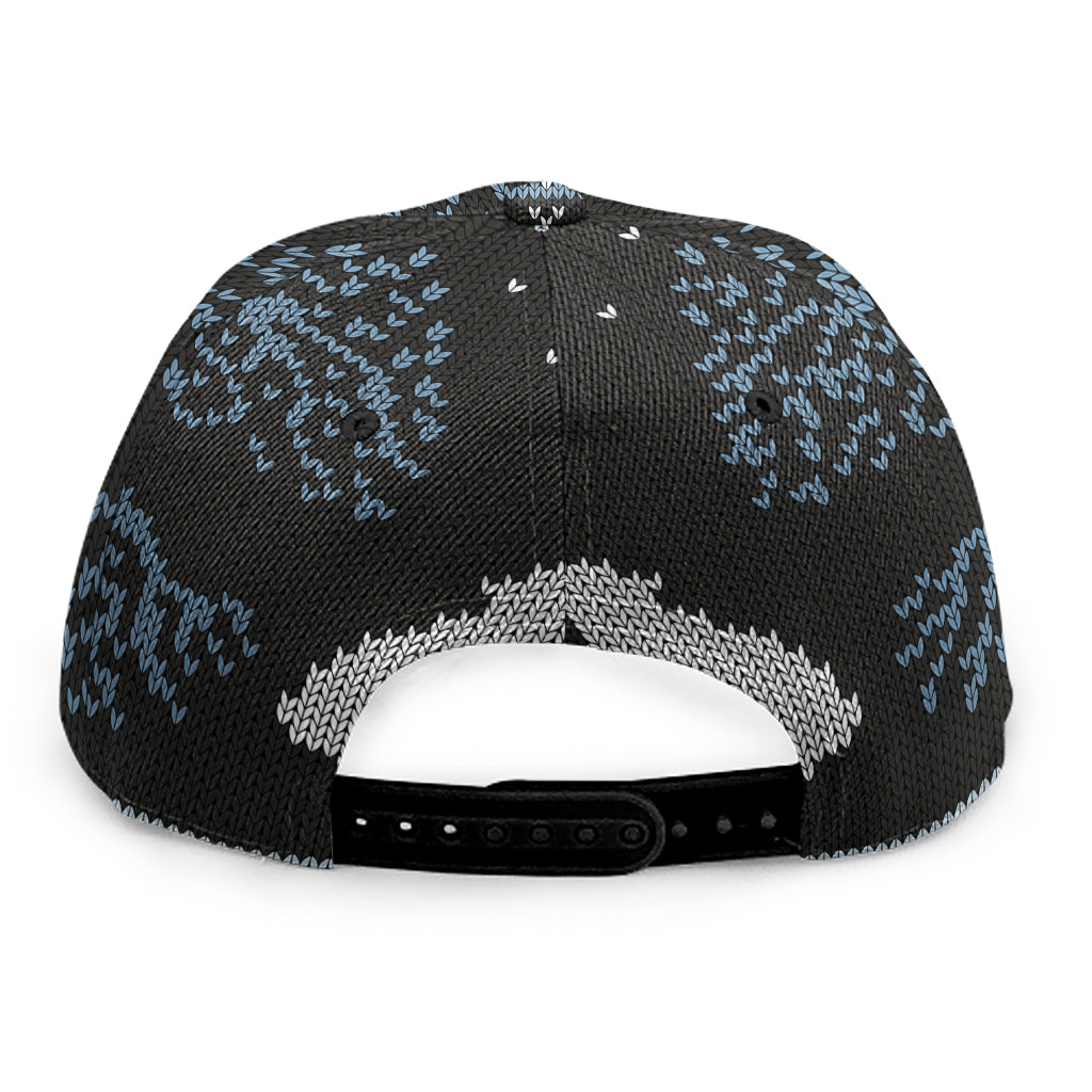 Tree Of Life And Howling Wolves Print Snapback Cap