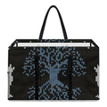 Tree Of Life And Howling Wolves Print Utility Tote Bag