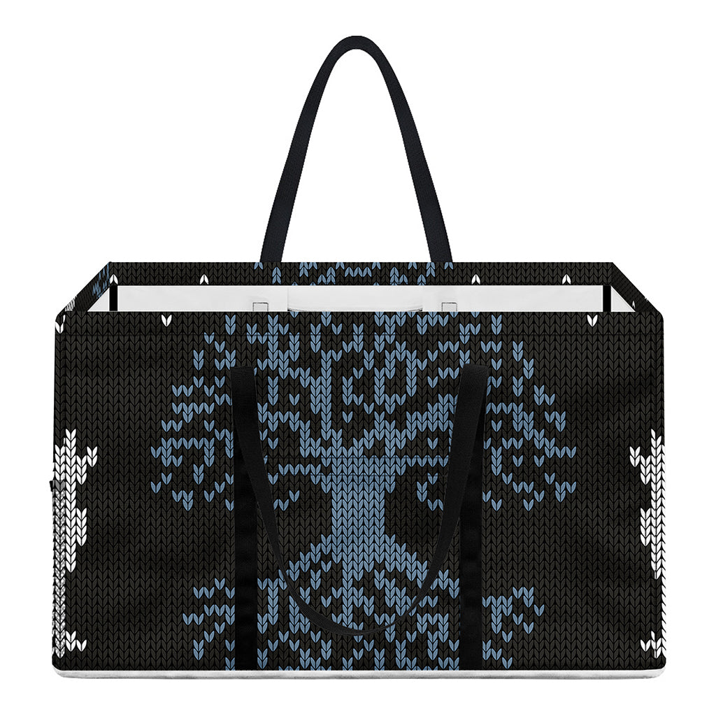 Tree Of Life And Howling Wolves Print Utility Tote Bag