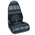 Tree Of Life And Howling Wolves Print Waterproof Car Seat Cover