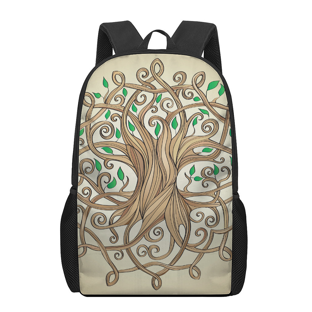 Tree Of Life Celtic Symbol Print 17 Inch Backpack
