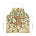 Tree Of Life Celtic Symbol Print Adjustable Apron