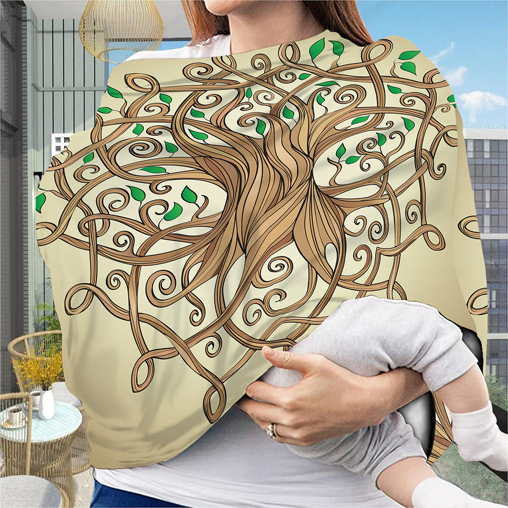 Tree Of Life Celtic Symbol Print Baby Seat Cover