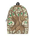 Tree Of Life Celtic Symbol Print School Backpack