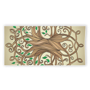 Tree Of Life Celtic Symbol Print Beach Towel