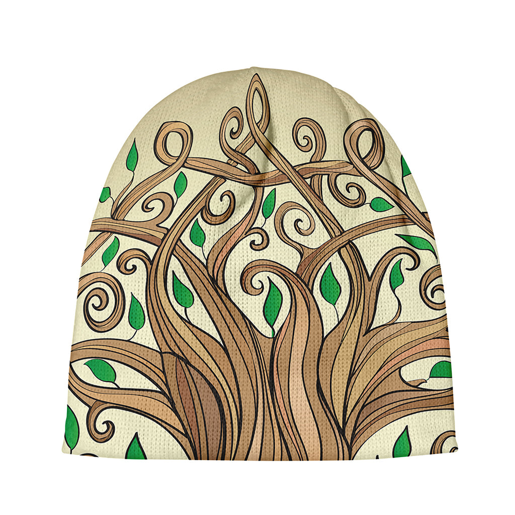 Tree Of Life Celtic Symbol Print Beanie