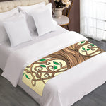 Tree Of Life Celtic Symbol Print Bed Runner