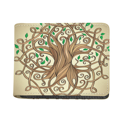 Tree Of Life Celtic Symbol Print Bifold Wallet