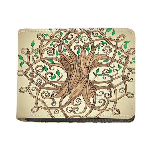 Tree Of Life Celtic Symbol Print Bifold Wallet