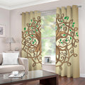 Tree Of Life Celtic Symbol Print Dimout Grommet Curtains