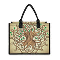 Tree Of Life Celtic Symbol Print Canvas Tote Bag