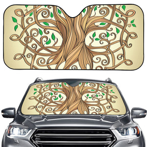 Tree Of Life Celtic Symbol Print Car Windshield Sun Shade