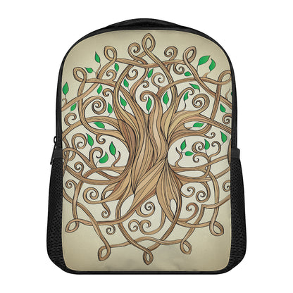 Tree Of Life Celtic Symbol Print Casual Backpack