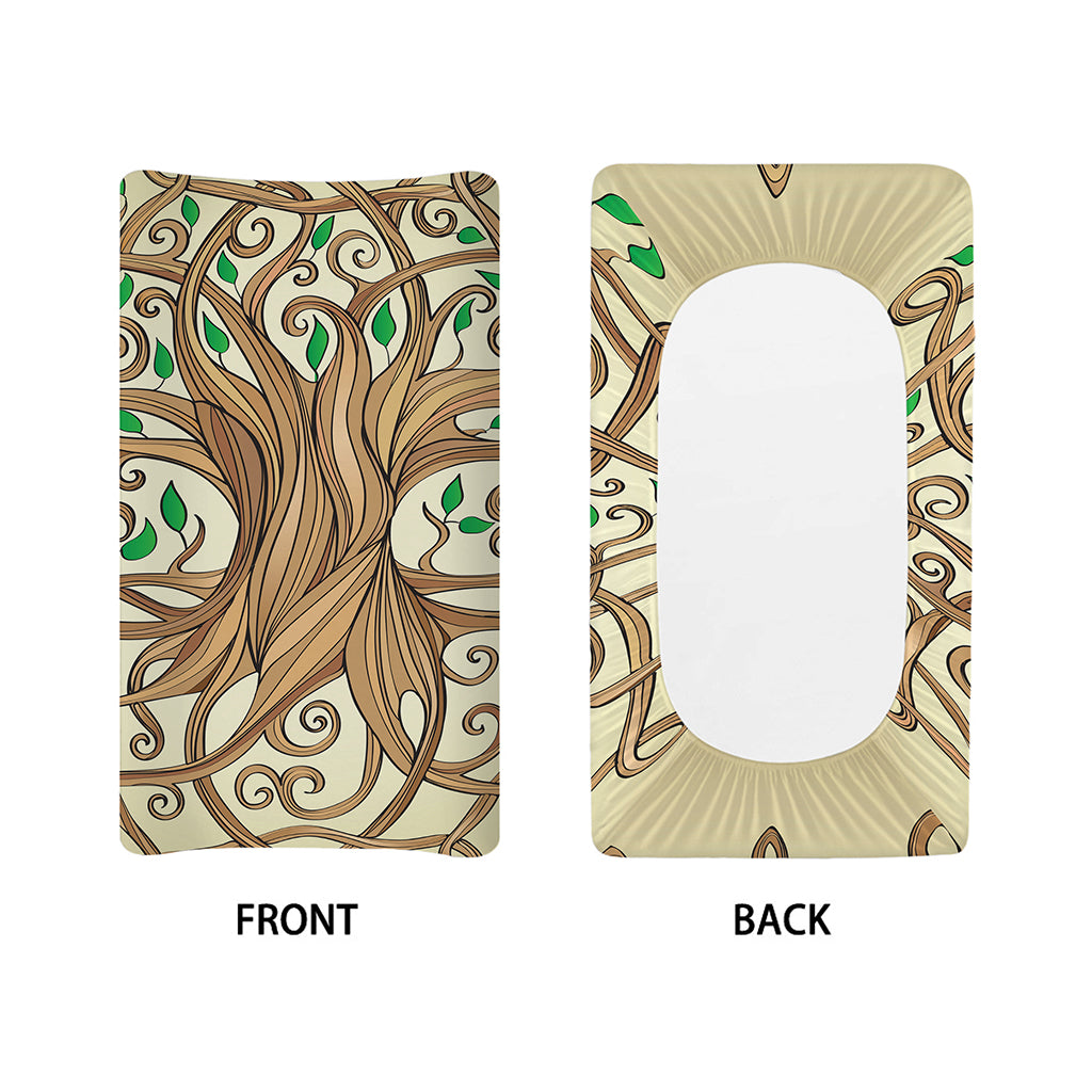 Tree Of Life Celtic Symbol Print Changing Pad Cover