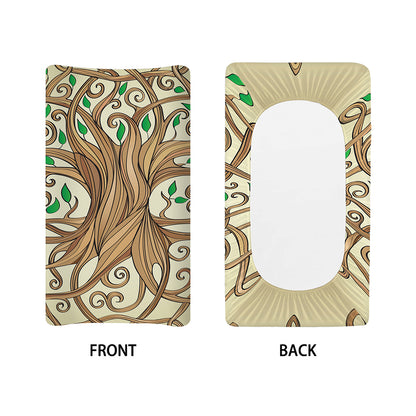 Tree Of Life Celtic Symbol Print Changing Pad Cover