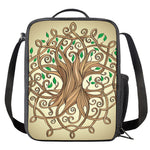 Tree Of Life Celtic Symbol Print Crossbody Lunch Bag
