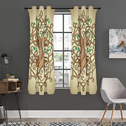 Tree Of Life Celtic Symbol Print Curtain