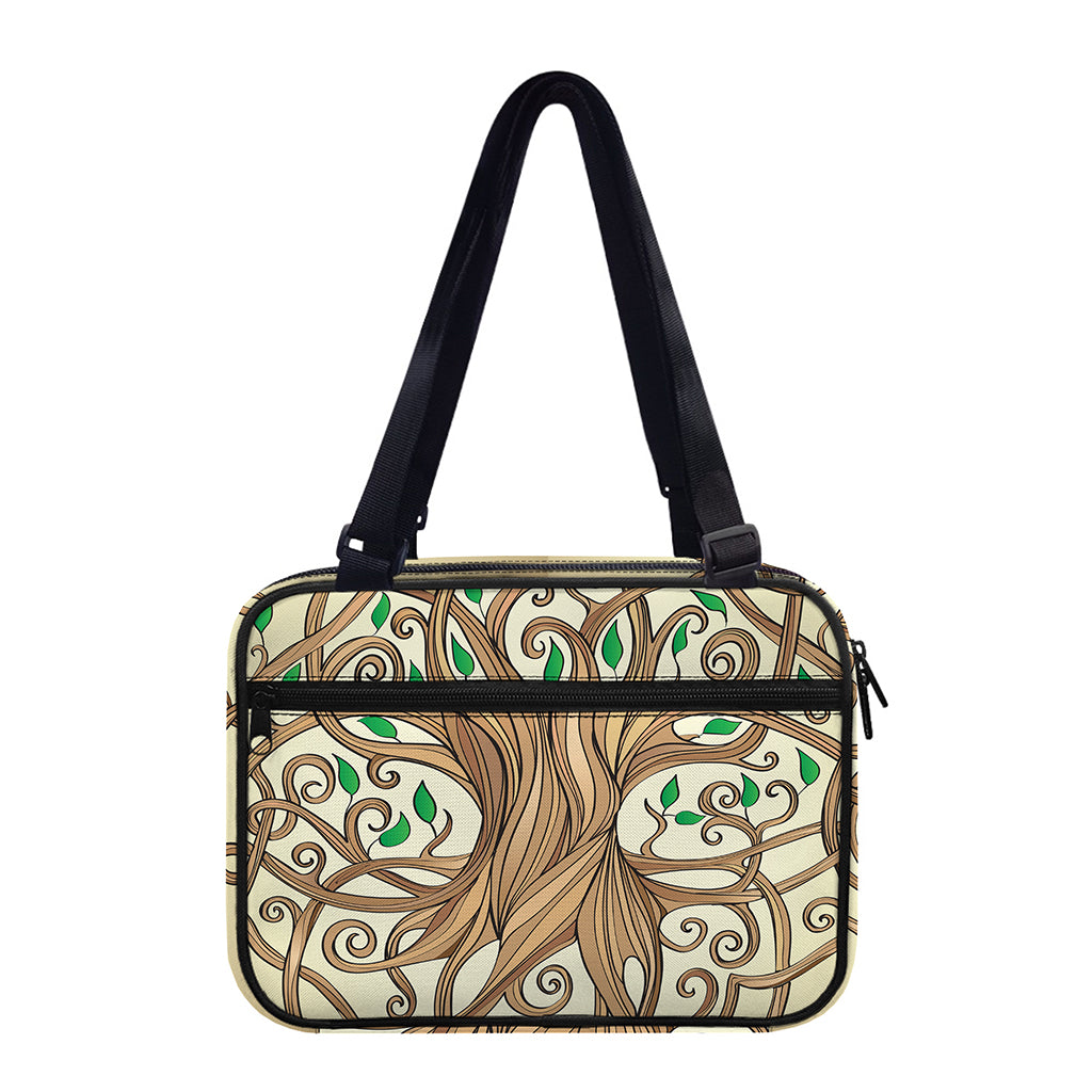 Tree Of Life Celtic Symbol Print Double Strap Bible Bag