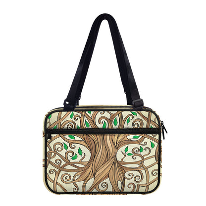 Tree Of Life Celtic Symbol Print Double Strap Bible Bag