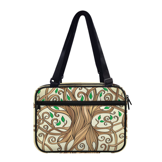 Tree Of Life Celtic Symbol Print Double Strap Bible Bag