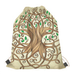 Tree Of Life Celtic Symbol Print Drawstring Bag