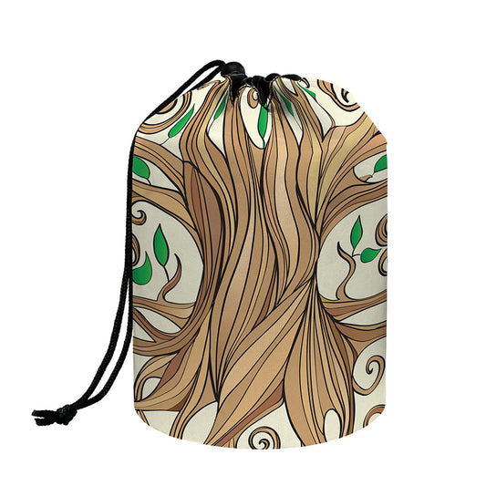 Tree Of Life Celtic Symbol Print Drawstring Makeup Bag