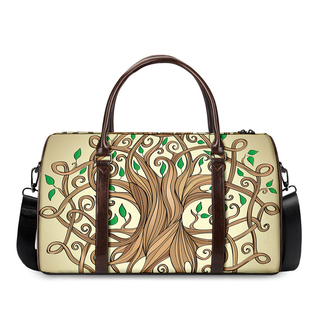 Tree Of Life Celtic Symbol Print Duffle Bag