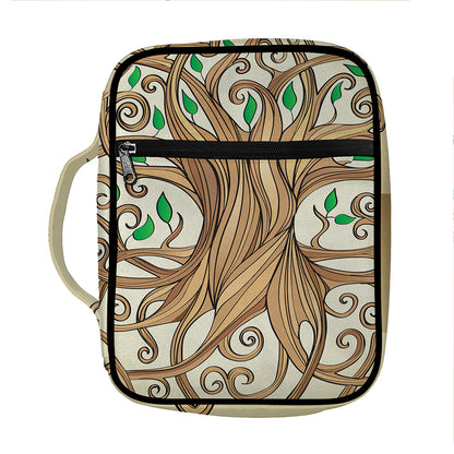 Tree Of Life Celtic Symbol Print Front Pocket Bible Bag