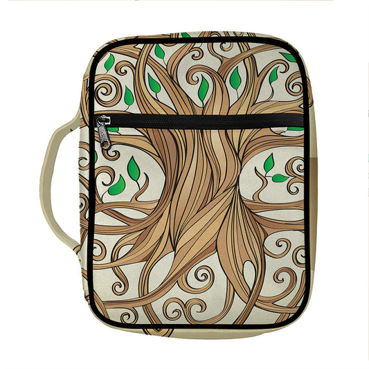 Tree Of Life Celtic Symbol Print Front Pocket Bible Bag