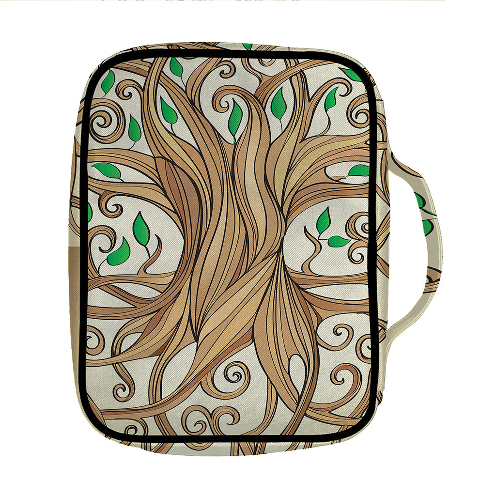 Tree Of Life Celtic Symbol Print Front Pocket Bible Bag