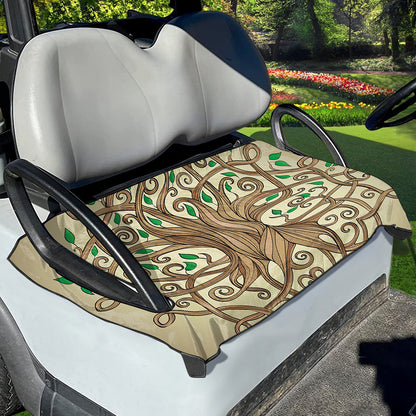 Tree Of Life Celtic Symbol Print Golf Cart Seat Cover