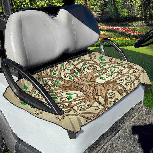 Tree Of Life Celtic Symbol Print Golf Cart Seat Cover