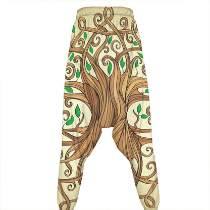 Tree Of Life Celtic Symbol Print Hammer Pants