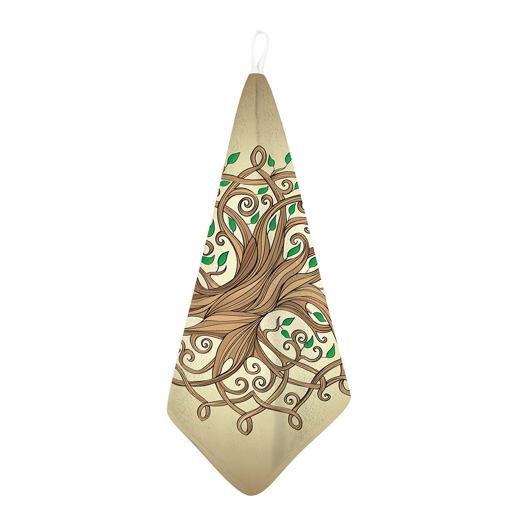 Tree Of Life Celtic Symbol Print Hand Towel