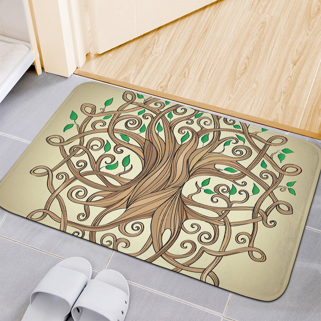 Tree Of Life Celtic Symbol Print Indoor Door Mat