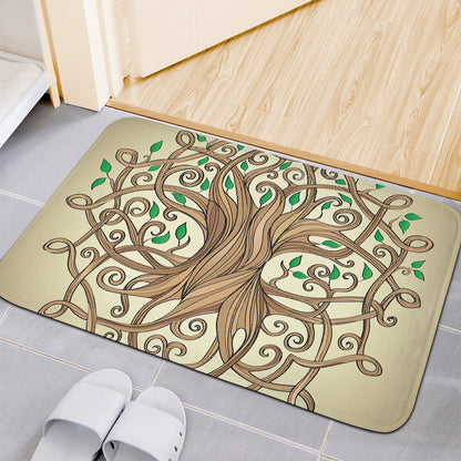 Tree Of Life Celtic Symbol Print Indoor Door Mat