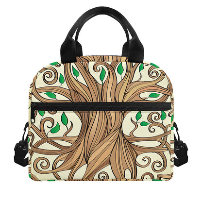 Tree Of Life Celtic Symbol Print Insulated Lunch Bag