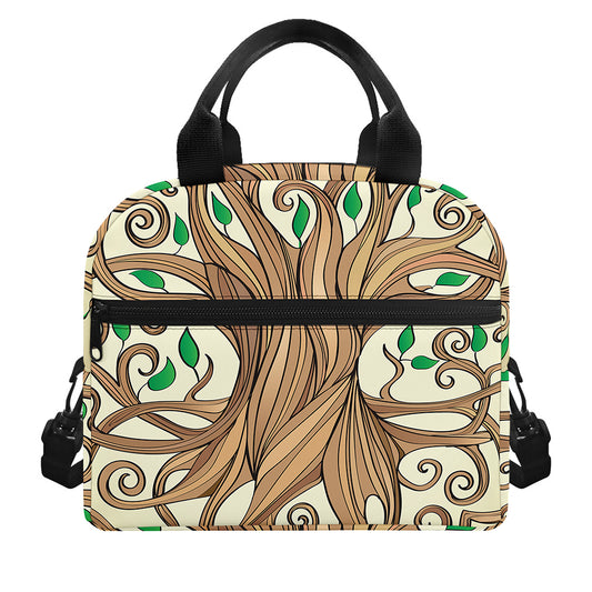 Tree Of Life Celtic Symbol Print Insulated Lunch Bag