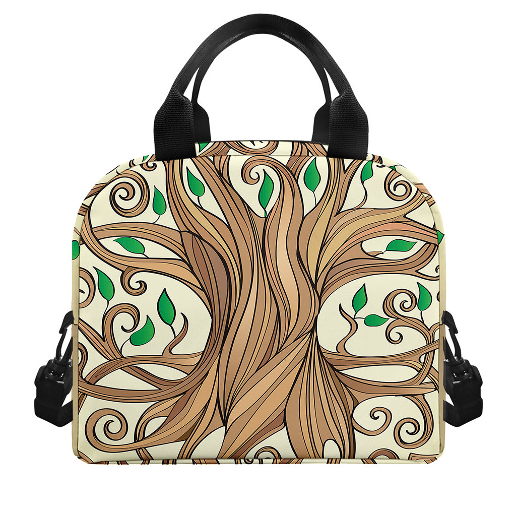 Tree Of Life Celtic Symbol Print Insulated Lunch Bag