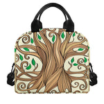 Tree Of Life Celtic Symbol Print Insulated Lunch Bag