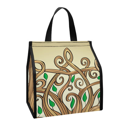 Tree Of Life Celtic Symbol Print Insulated Lunch Tote