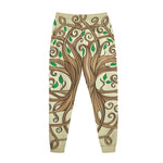 Tree Of Life Celtic Symbol Print Jogger Pants